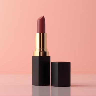 Example makeup product packaging mockup - Lipstick